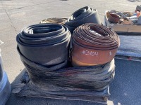 PALLET OF ASST. DISCHARGE HOSES --(LOCATED IN COLTON, CA)--