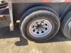 1996 BIG TEX 12400W EQUIPMENT TRAILER, 10,000# capacity, 76"x16' deck, winch, 3' ramps. - 7