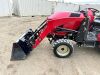 2020 YANMAR YT235 UTILITY TRACTOR, 3cyl 34hp diesel, gp bucket, front loader attachment, 4x4, backhoe attachment, pto, 3-point hitch, 757 hours indicated. s/n:YMJS0016CLF101396 - 13