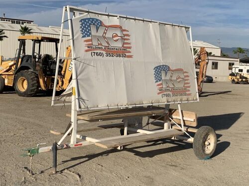 2015 KC SHADE TRAILER, 4'X10', seats 8-10. s/n:22313