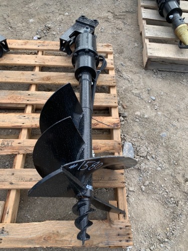 UNUSED MIVA AUGER ATTACHMENT, 16" AUGER BIT, fits mini excavator --(LOCATED IN COLTON, CA)--