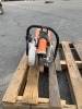 STIHL TS800 CUT OFF SAW, gasoline. --(LOCATED IN COLTON, CA)--