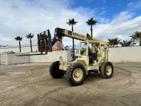 1996 INGERSOLL RAND VR90B ROUGH TERRAIN REACH FORKLIFT, 9,000#, 23' reach, 3-stage, 4x4x4, tilt, diesel, canopy. s/n:147528