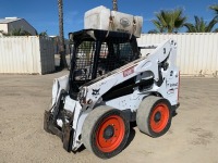 2016 BOBCAT S770 SKIDSTEER LOADER, aux hydraulics, canopy, water tank, solid tires. s/n:AT5A11486