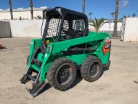 2022 BOBCAT S510 SKIDSTEER LOADER, aux hydraulics, canopy, 185 hours indicated. s/n:B4REII648