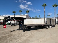 2020 FELLING FT-30-2 EQUIPMENT TRAILER, 30,000# capacity, 96"x24' deck, winch, 6' beaver tail, 10' ramp. s/n:5FTGF4020L1004463