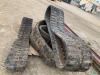 (2) RUBBER TRACKS, fits skidsteer, RUBBER TRACK, fits excavator. --(LOCATED IN COLTON, CA)-- - 2