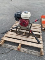 GROUND HOG 2-MAN AUGER, Honda gasoline. --(LOCATED IN COLTON, CA)--