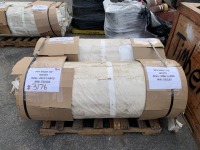 PALLET W/(2) ROLLS OF WHITE PPE SHEET. --(LOCATED IN COLTON, CA)--