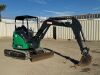 2018 JOHN DEERE 35G MINI HYDRAULIC EXCAVATOR, gp bucket, q/c, aux hydraulics, backfill blade, canopy, 1,927 hours indicated. s/n:1FF035GXHJK282255 - 2