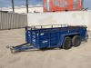 2001 MARKSMAN UTILITY TRAILER, 59"x12' deck, 3' sides, 2' ramp. s/n:1M9BU12261L516068