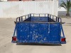 2001 MARKSMAN UTILITY TRAILER, 59"x12' deck, 3' sides, 2' ramp. s/n:1M9BU12261L516068 - 3