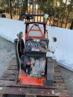 2017 HUSQVARNA FS400 18" FLOOR SAW, gasoline. s/n:20173900126 --(LOCATED IN COLTON, CA)--