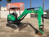 2019 BOBCAT E32 MINI HYDRAULIC EXCAVATOR, gp bucket, q/c, aux hydraulics, backfill blade, canopy, 1,256 hours indicated. s/n:B3Y113063 - 2