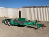 2017 BEST EQ80X16HDS EQUIPMENT TRAILER, 9,900# capacity, 78"x16' deck. s/n:1B9EF2423H1245870 - 2