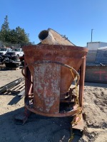 CONCRETE BUCKET. --(LOCATED IN COLTON, CA)--