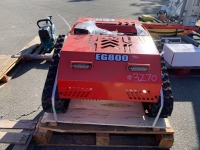 UNUSED EGN EG800 REMOTE CONTROL CRAWLER LAWN MOWER. s/n:EG800241028 --(LOCATED IN COLTON, CA)--