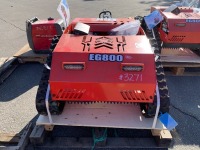 UNUSED EGN EG800 REMOTE CONTROL CRAWLER LAWN MOWER. s/n:EG800241030 --(LOCATED IN COLTON, CA)--