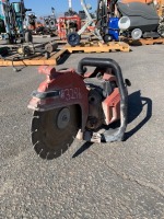 2018 HILTI DSH600 12" CUTOFF SAW, gasoline. s/n:418280032 --(LOCATED IN COLTON, CA)--