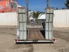 2003 MARKSMAN EQUIPMENT TRAILER, 10,000# capacity, 76"x15' deck, pintle hitch, 6' ramps. s/n:1M9BE15233L516203 - 3