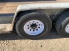 2003 MARKSMAN EQUIPMENT TRAILER, 10,000# capacity, 76"x15' deck, pintle hitch, 6' ramps. s/n:1M9BE15233L516203 - 6