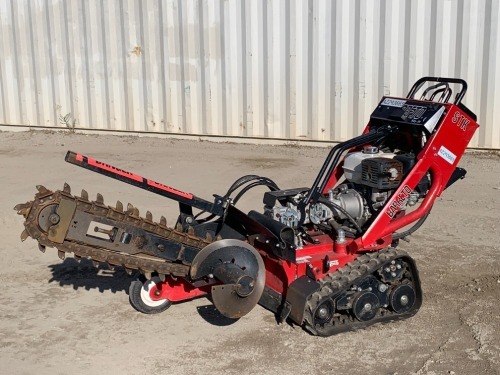 2020 BARRETO 1324STK WALK-BEHIND CRAWLER TRENCHER, Honda gasoline, 4' trencher, 416 hours indicated. s/n:STK615