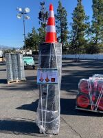 PALLET OF APPROX. (60) UNUSED ALLMETAL K1428 TRAFFIC CONES s/n:AM2413325 --(LOCATED IN COLTON, CA)--