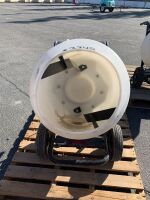 MULTIQUIP MC3PEA WHEELBARROW CONCRETE MIXER, electric. s/n:220633481 --(LOCATED IN COLTON, CA)--