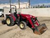 2019 YANMAR YT347 UTILITY TRACTOR, 3cyl 47hp diesel, gp bucket, front loader attachment, 4x4, Woods YBS72 rear scraper box, pto. s/n:YMJS0005LKF100485 - 2