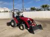 2020 YANMAR YT235 UTILITY TRACTOR, 3cyl 35hp diesel, gp bucket, front loader attachment, 4x4, Woods YBS 60 rear scraper box, pto, 3-point hitch, 685 hours indicated. s/n:YMJS0016CLF101424 - 2