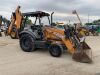 2018 CASE 580NEP LOADER BACKHOE, 4-in-1 bucket, 4x4, canopy, extension hoe, rear aux hydraulics, rear q/c, 1,488 hours indicated. s/n:NJC750240 - 2