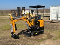 2024 MIVA VA15 MINI HYDRAULIC EXCAVATOR, gp bucket, aux hydraulics, thumb, backfill blade, canopy. s/n:VA152410143