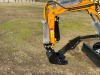 2024 MIVA VA15 MINI HYDRAULIC EXCAVATOR, gp bucket, aux hydraulics, thumb, backfill blade, canopy. s/n:VA152410143 - 10