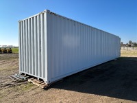 2024 40' CARGO CONTAINER, (4) side doors w/lockbox, front door w/lockbox. s/n:DFCM177905 --(LOCATED IN MADERA, CA)--