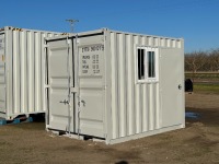 2024 10' CARGO CONTAINER, side door, front door w/lockbox, window. --(LOCATED IN MADERA, CA)--