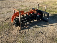 2024 GIYI YD380 TRENCHER ATTACHMENT, fits skidsteer. s/n:YDKGJ3802412110 --(LOCATED IN MADERA, CA)--