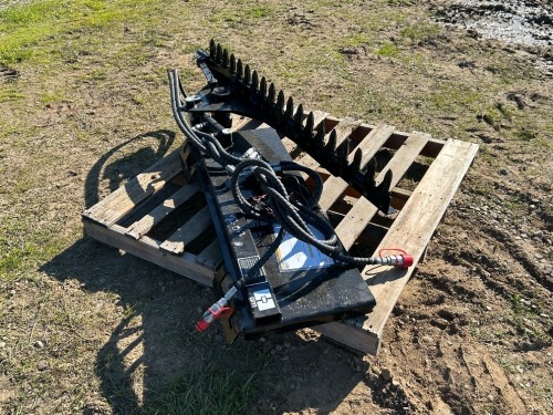 2024 GIYI GYHT59 HEDGE TRIMMER ATTACHMENT, fits skidsteer. s/n:GYDLLJ241251 --(LOCATED IN MADERA, CA)--