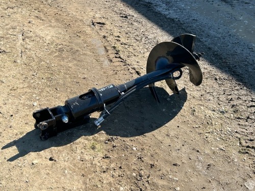 2024 AUGER ATTACHMENT, fits mini excavator --(LOCATED IN MADERA, CA)--