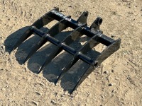 2024 MIVA 19" RAKE ATTACHMENT, fits mini excavator --(LOCATED IN MADERA, CA)--