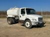 2015 FREIGHTLINER M2 106 2,000 GALLON BOBTAIL WATER TRUCK, Cummins 200hp diesel, 6-speed, pto, 12,000# front, ff-s-rr, hose reel, 21,000# rear, 19,505 miles indicated. s/n:3ALACWDU8FDFH8006 - 2