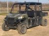 2018 POLARIS RANGER UTILITY CART, diesel, 4x4, canopy, seats 4, 36"x52" tilt bed, 7,324 miles indicated. s/n:4XARVAD18J8869117