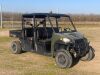 2018 POLARIS RANGER UTILITY CART, diesel, 4x4, canopy, seats 4, 36"x52" tilt bed, 7,324 miles indicated. s/n:4XARVAD18J8869117 - 2