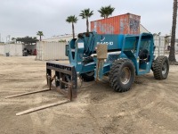 2002 GRADALL 544D-10 ROUGH TERRAIN REACH FORKLIFT, 10,000#, 44' reach, 3-stage, swing carriage, outriggers, 4x4x4, tilt, diesel, canopy. s/n:0455199