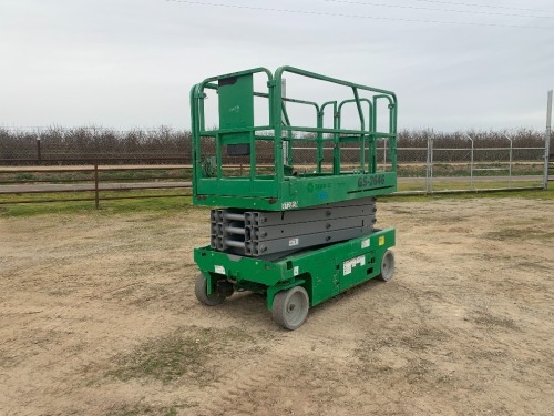 2016 GENIE GS2646 SCISSORLIFT, electric, 26' lift, extendable platform. s/n:GS4616P-139962