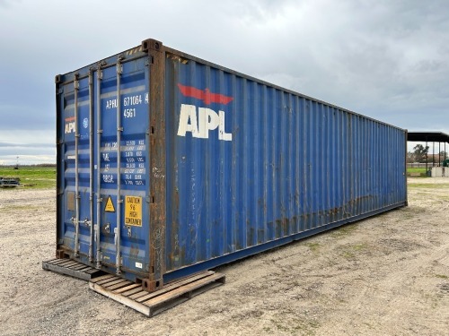 40' CARGO CONTAINER --(LOCATED IN MADERA, CA)--