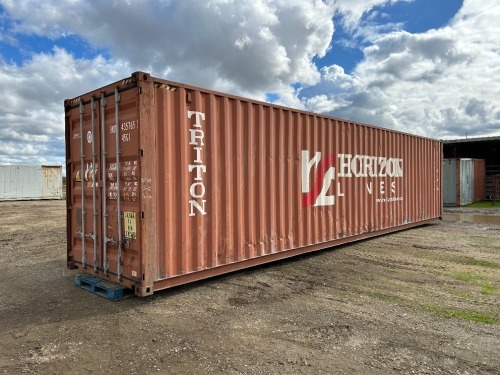 40' CARGO CONTAINER. --(LOCATED IN MADERA, CA)--