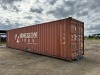 40' CARGO CONTAINER. --(LOCATED IN MADERA, CA)-- - 2