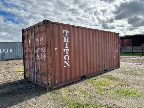 20' CARGO CONTAINER --(LOCATED IN MADERA, CA)--