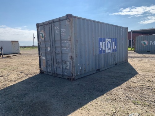 20' CARGO CONTAINER --(LOCATED IN MADERA, CA)--