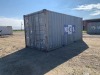 20' CARGO CONTAINER --(LOCATED IN MADERA, CA)--